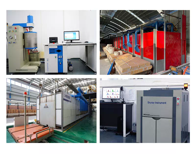 河南新鸿基耐火材料有限公司生产车间